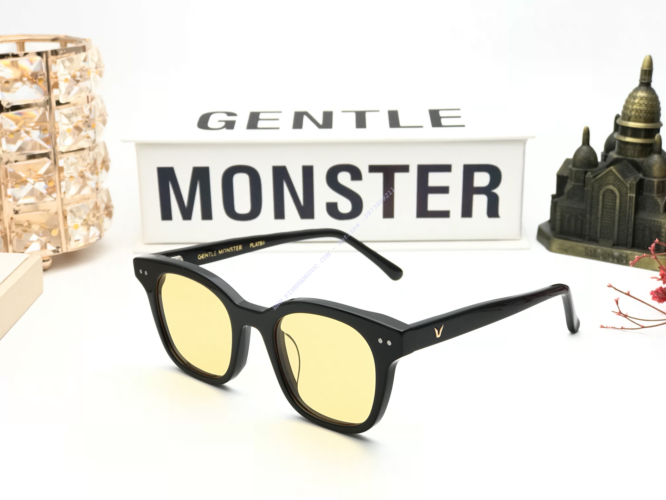 GỌNG KÍNH THỜI TRANG CAO CẤP GENTLE MONSTER SOUTH SIDE YELLOW COLOR 2019