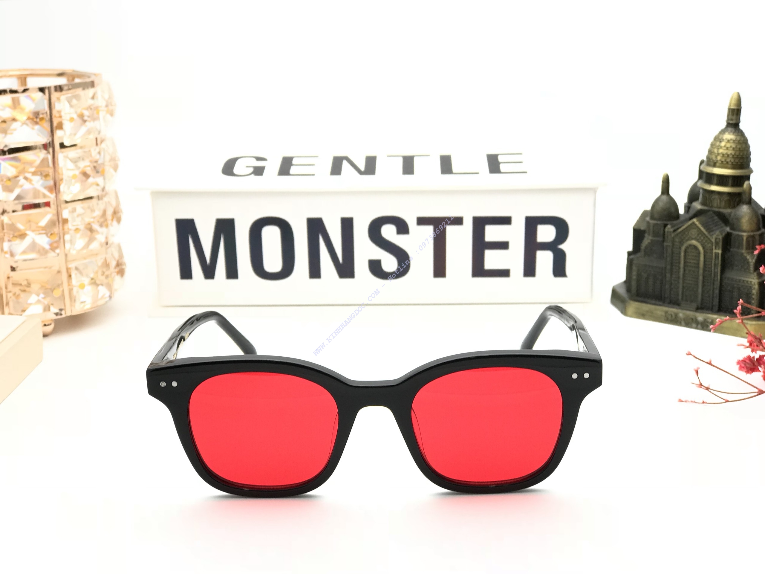 GỌNG KÍNH THỜI TRANG CAO CẤP GENTLE MONSTER SOUTH SIDE RED COLOR 2019